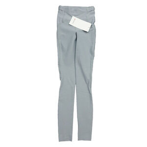 New Lululemon Leggings Size 0 SenseKnit Running High Rise Tight 28" RHIG Gray